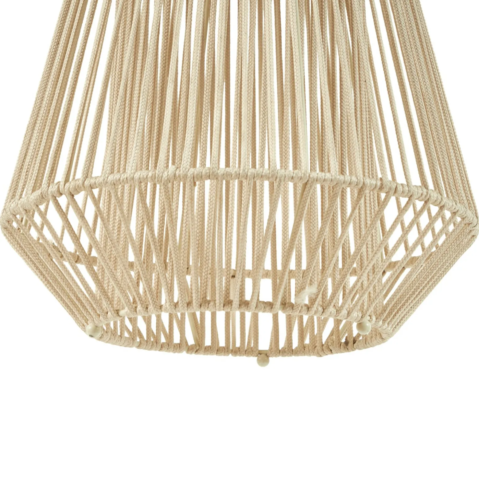 Lindby LED-Solarhängelampe Austas, beige, Ø 32 cm, USB, IP54