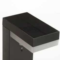 Lindby LED-Solar-Pollerleuchte Chioma, anthrazit, Sensor