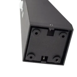 Lindby LED-Solar-Strahler Raide, Sensor, schwarz, Aluminium