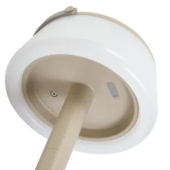 Lindby LED-Solar-Tischleuchte Mikkel, beige, dimmbar, 7 cm