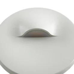 Lindby LED-Wandeinbaulampe Alune, weiß, rund, Ø 8 cm, IP65