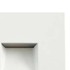 Lindby LED-Wandeinbaulampe Alune, weiß, eckig, 8x8cm, IP65