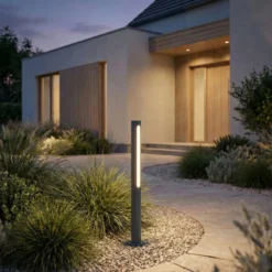 Lindby LED-Wegeleuchte Liravel, Höhe 60 cm, anthrazit, IP65