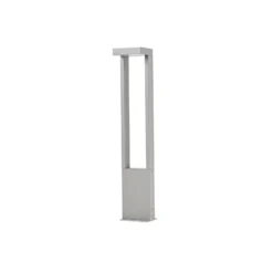 Lindby LED-Wegeleuchte Lonete, steingrau, Höhe 65 cm, IP65
