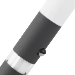 Lindby Okari Außenwandleuchte mit Sensor Fackel