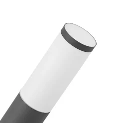 Lindby Okari Außenwandleuchte mit Sensor Fackel