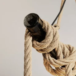Lindby Pendellampe Hajo, 100 cm, sechsflammig, Tauseil