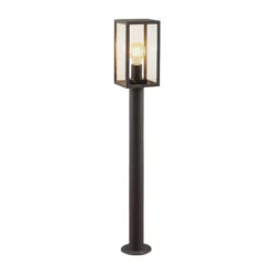 Lindby Wegeleuchte Filimon, 80 cm, anthrazit, IP44, E27