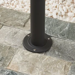 Lindby Wegeleuchte Filimon, 80 cm, anthrazit, IP44, E27