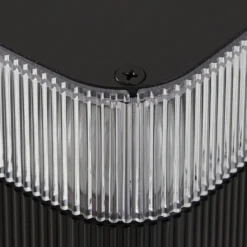 Lindby Wegeleuchte Halvar, 80cm, schwarz, IP65, GU10, Sensor