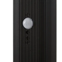 Lindby Wegeleuchte Halvar, 80cm, schwarz, IP65, GU10, Sensor