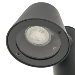 Lindby Wegeleuchte Ileyna, 2-flg., anthrazit, 100 cm