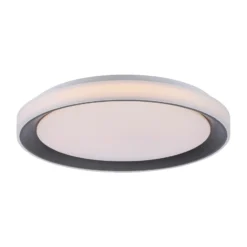 LOLA Smart Disc LED-Deckenlampe schwarz/weiß, RGBW