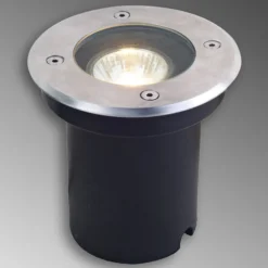 Lucande Bodeneinbauleuchte Ava, Ø 12 cm, rund, IP67, GU10