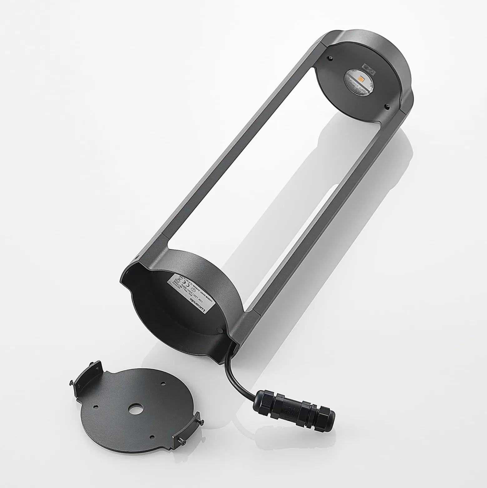 Lucande Habsa LED-Sockelleuchte, Höhe 50 cm