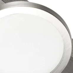 Lucande Kellino Deckenleuchte, 2-flammig, nickel