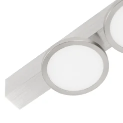 Lucande Kellino Deckenleuchte, 2-flammig, nickel