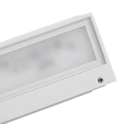 Lucande LED-Außenwandlampe Lengo, 25cm, weiß, up/down, 3000K