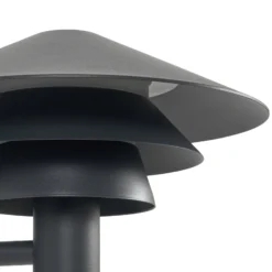 Lucande LED-Außenwandleuchte Montaro, anthrazit, IP54 Sensor