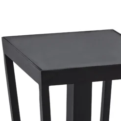 Lucande LED-Außenwandleuchte Lynx, 35,5 cm, schwarz, Sensor