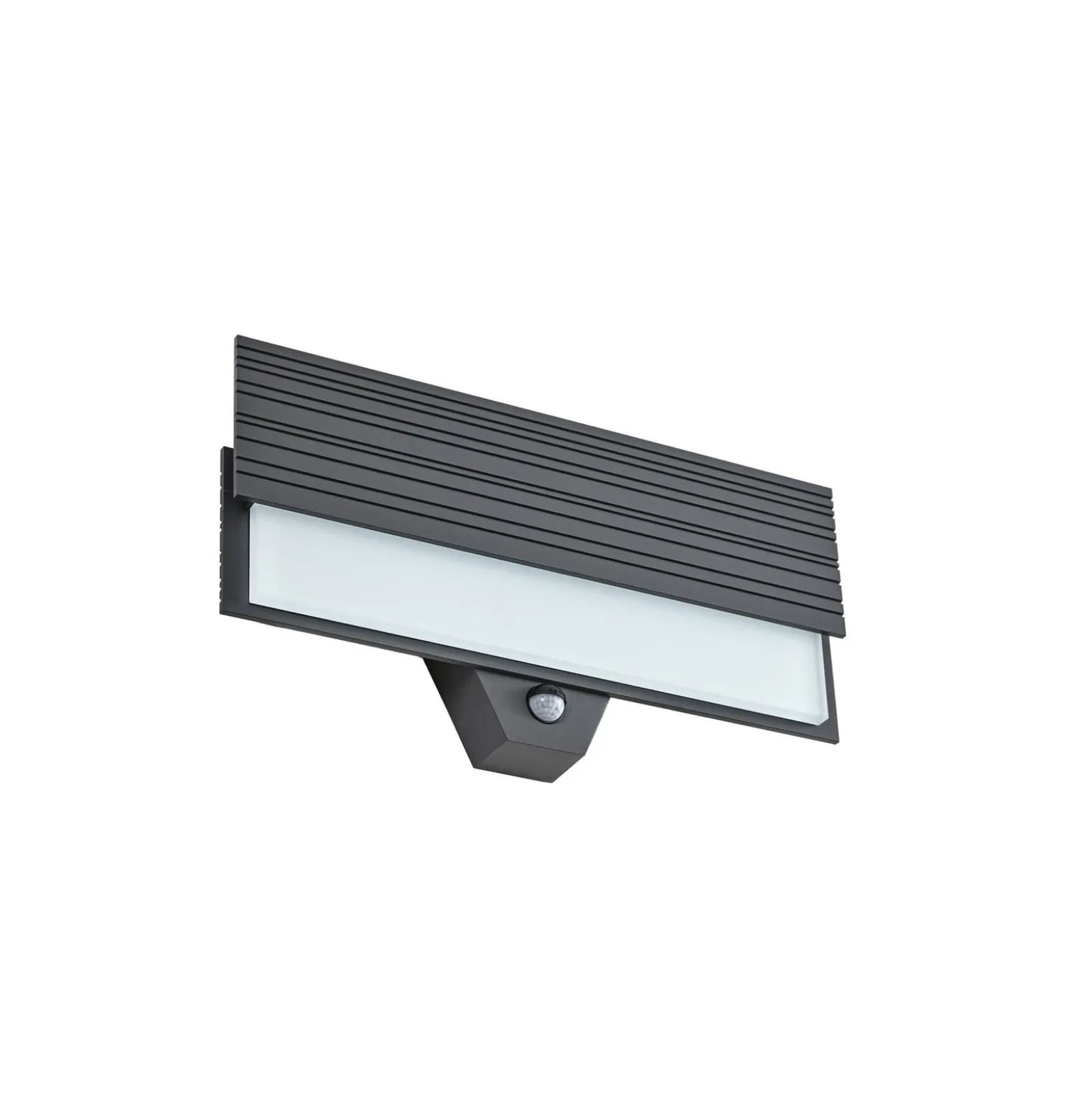 Lucande LED-Außenwandleuchte Melira, Sensor, anthrazit, IP65