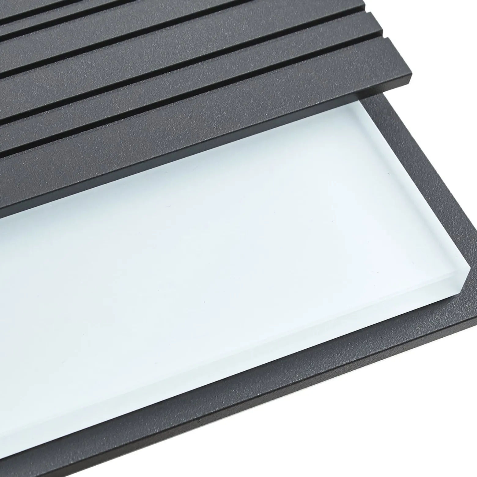 Lucande LED-Außenwandleuchte Melira, Sensor, anthrazit, IP65