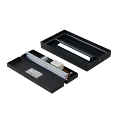 Lucande LED-Außenwandleuchte Weno, schwarz, Aluminium, IP65