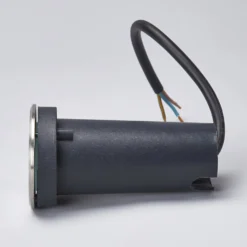 Lucande LED-Bodeneinbauleuchte Kenan, Ø 7cm, Edelstahl, IP67