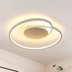 Lucande LED-Deckenlampe Enesa, 63 cm, CCT, Remote, dimmbar
