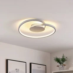 Lucande LED-Deckenlampe Enesa, Ø 46 cm, 2.700 K, dimmbar