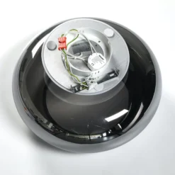 Lucande LED-Deckenlampe Mijo, Ø 43 cm, rauchgrau, Glas