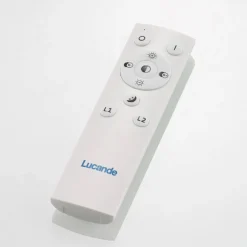 Lucande LED-Deckenlampe Narumi, CCT, 110cm, schwarz, Alu
