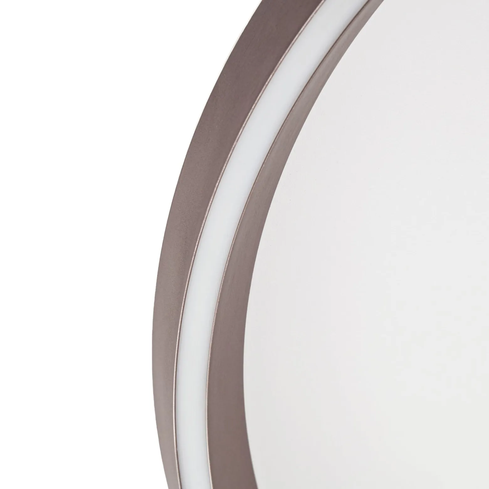 Lucande LED-Deckenlampe Rylan, braun, Ø 62 cm, dimmbar, CCT