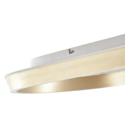 Lucande LED-Deckenlampe Rylan, 112 cm, messing, dimmbar, CCT