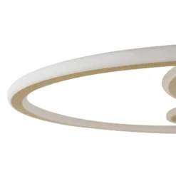 Lucande LED-Deckenleuchte Circulo, gold, 60 cm CCT, dimmbar