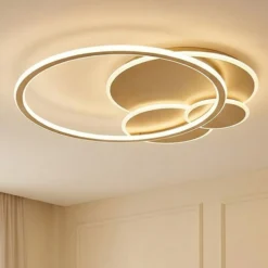 Lucande LED-Deckenleuchte Circulo, gold, 60 cm CCT, dimmbar