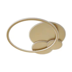 Lucande LED-Deckenleuchte Circulo, gold, 60 cm CCT, dimmbar