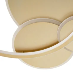 Lucande LED-Deckenleuchte Circulo, gold, 60 cm CCT, dimmbar