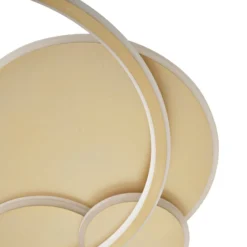 Lucande LED-Deckenleuchte Circulo, gold, 60 cm CCT, dimmbar