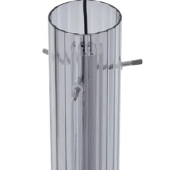 Lucande LED-Deckenleuchte Korvitha, 5-flammig, grau, Glas