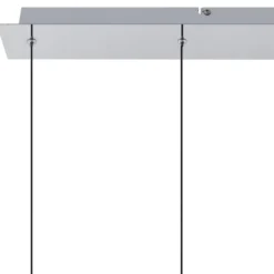 Lucande LED-Deckenleuchte Korvitha, 5-flammig, grau, Glas
