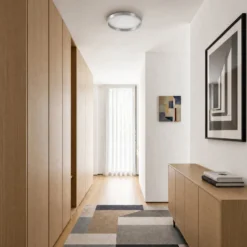 Lucande LED-Deckenleuchte Rotundo, Ø 40 cm, alu, dimmbar