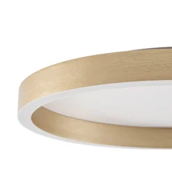 Lucande LED-Deckenleuchte Rotundo, Ø 40 cm, messing, dimmbar