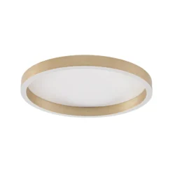 Lucande LED-Deckenleuchte Rotundo, Ø 40 cm, messing, dimmbar