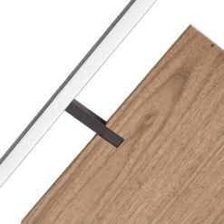 Lucande LED-Deckenleuchte Vectra, 50 x 50 cm, Holz, dimmbar