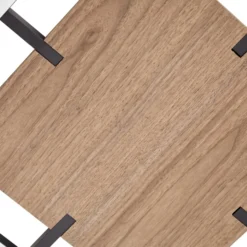 Lucande LED-Deckenleuchte Vectra, 50 x 50 cm, Holz, dimmbar