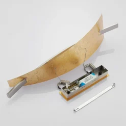 Lucande LED-Hängeleuchte Marija, 91 cm, goldfarben, dimmbar