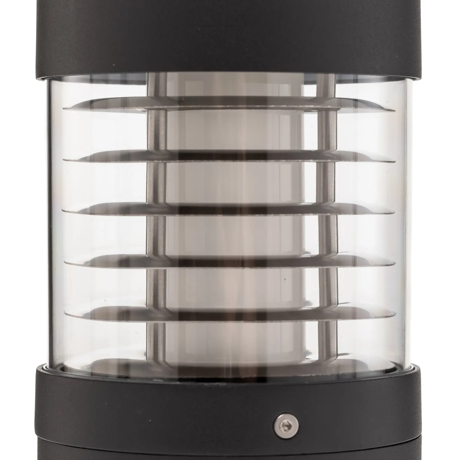 Lucande LED-Sockellampe Lucius, 27cm, anthrazit, IP54
