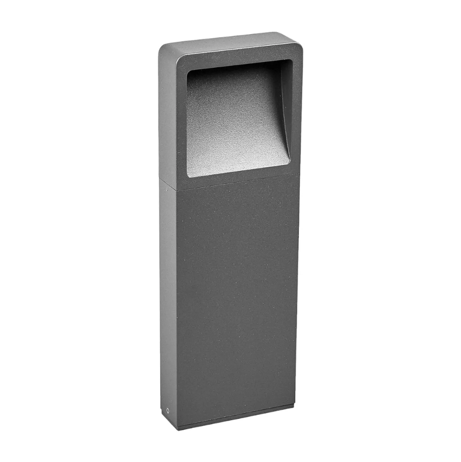 Lucande LED-Sockelleuchte Leya, 4er, 35cm, anthrazit, IP54