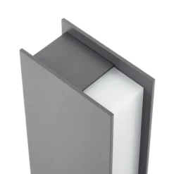 Lucande LED-Sockelleuchte Teerk, Höhe 50 cm, anthrazit, IP65